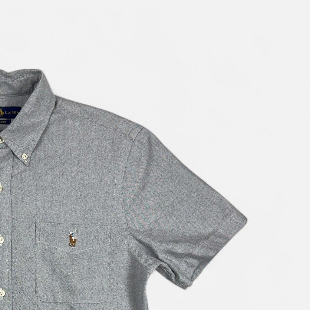 Vintage Ralph Lauren Grey Shirt (M)