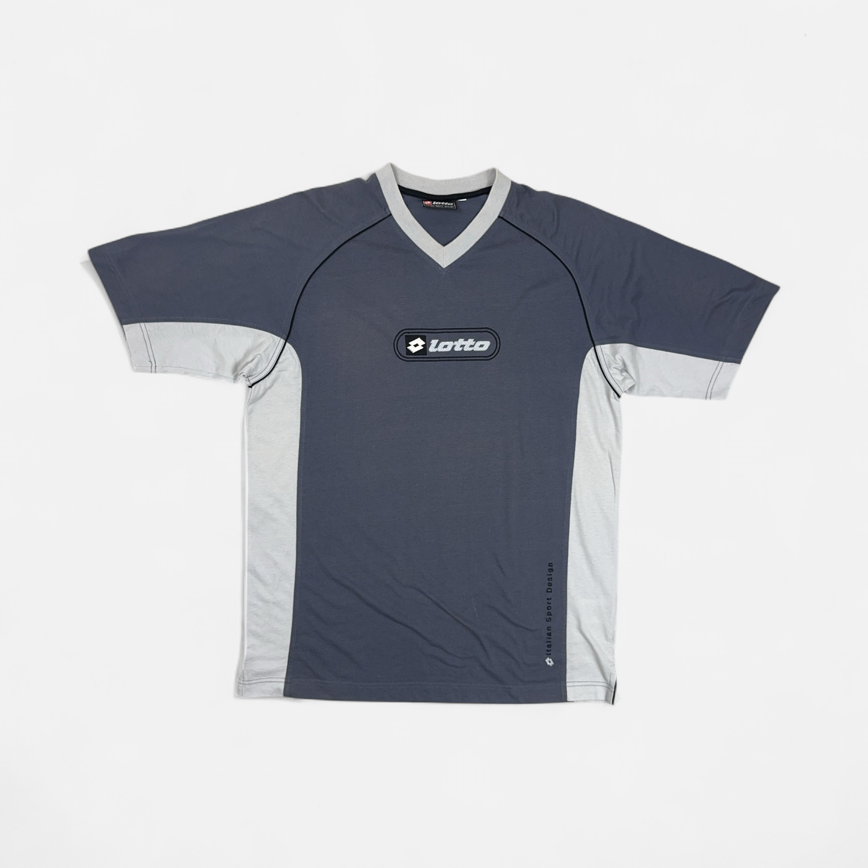 Vintage Lotto Grey T-Shirt (XL)