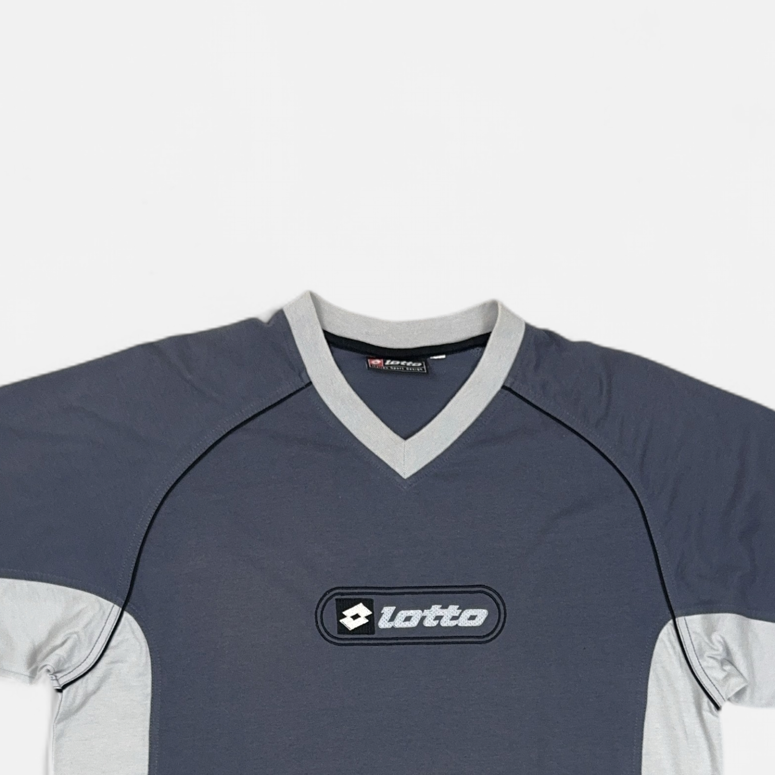 Vintage Lotto Grey T-Shirt (XL) detail