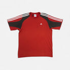 Vintage Adidas Red T-shirt (M )
