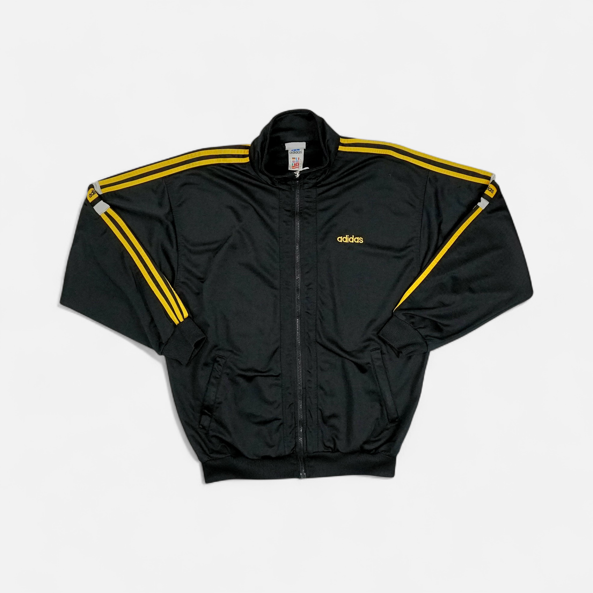 Vintage Adidas Black Trackjacket (L)
