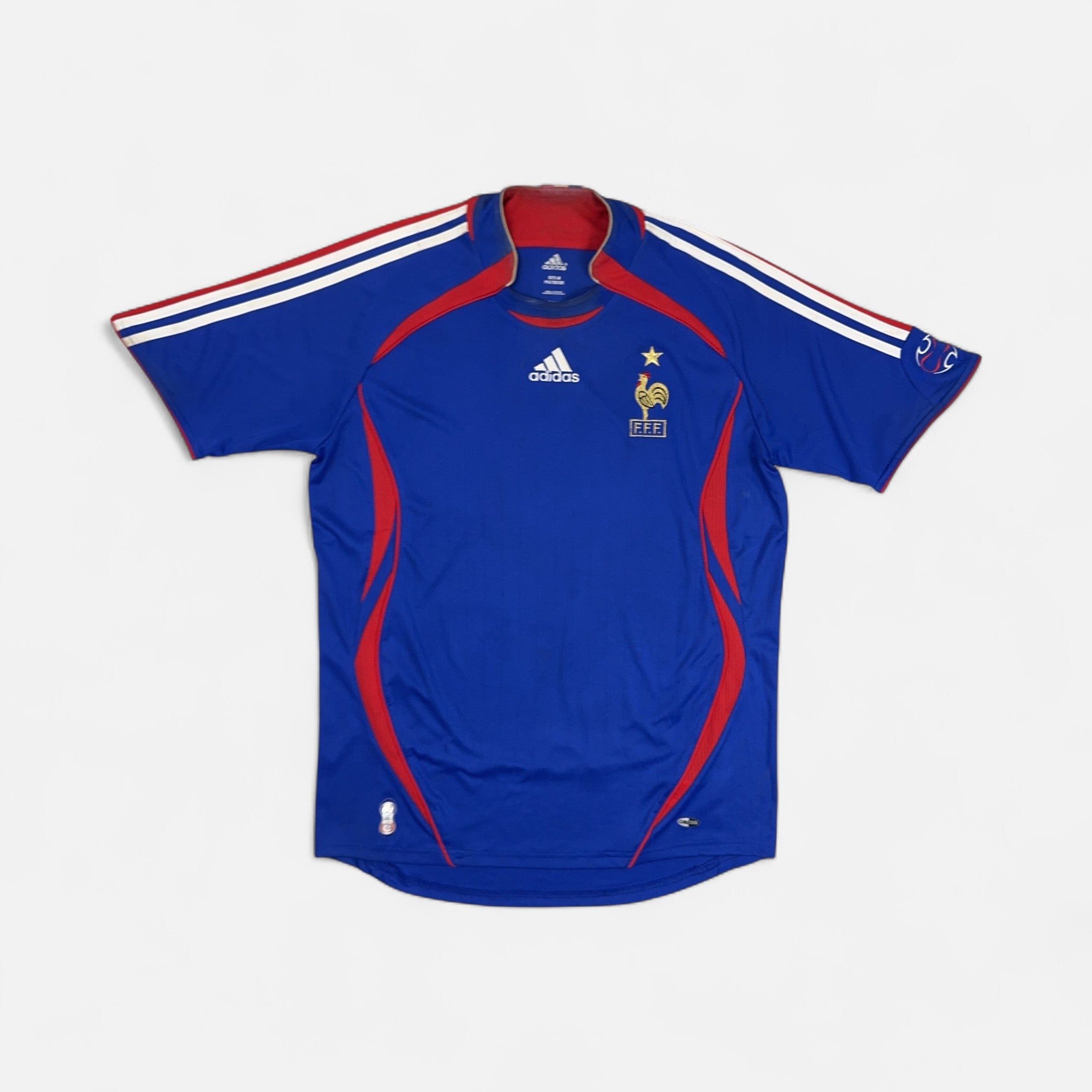 France 2006/07 Adidas Home Jersey (M)