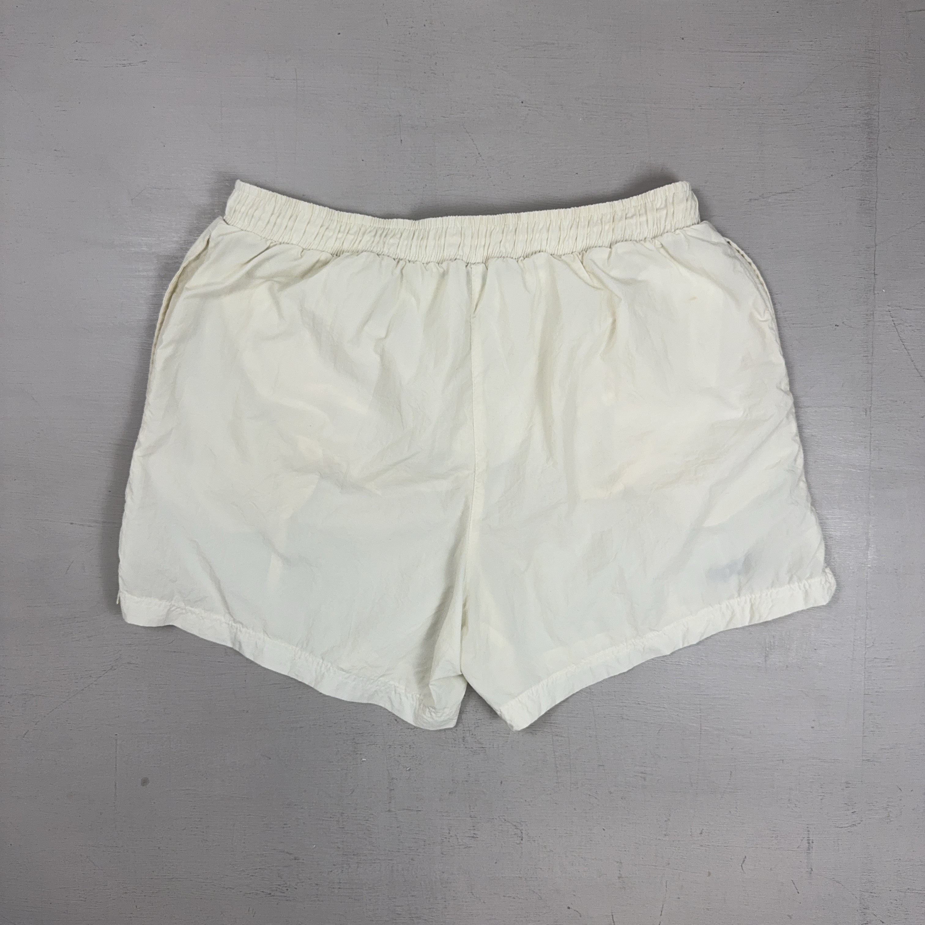 Vintage Adidas White Shorts (L)