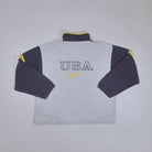 Vintage Nike Grey USA 1/4 Zip (L)