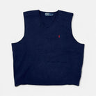 Vintage Polo By Ralph Lauren Blue Knit Jumper (XL)