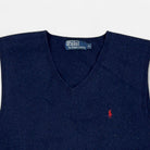 Vintage Polo By Ralph Lauren Blue Knit Jumper (XL)