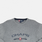 Vintage Chaps Ralph Lauren Grey Knit Jumper (M) detail