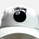Stussy White 8 Ball Cap