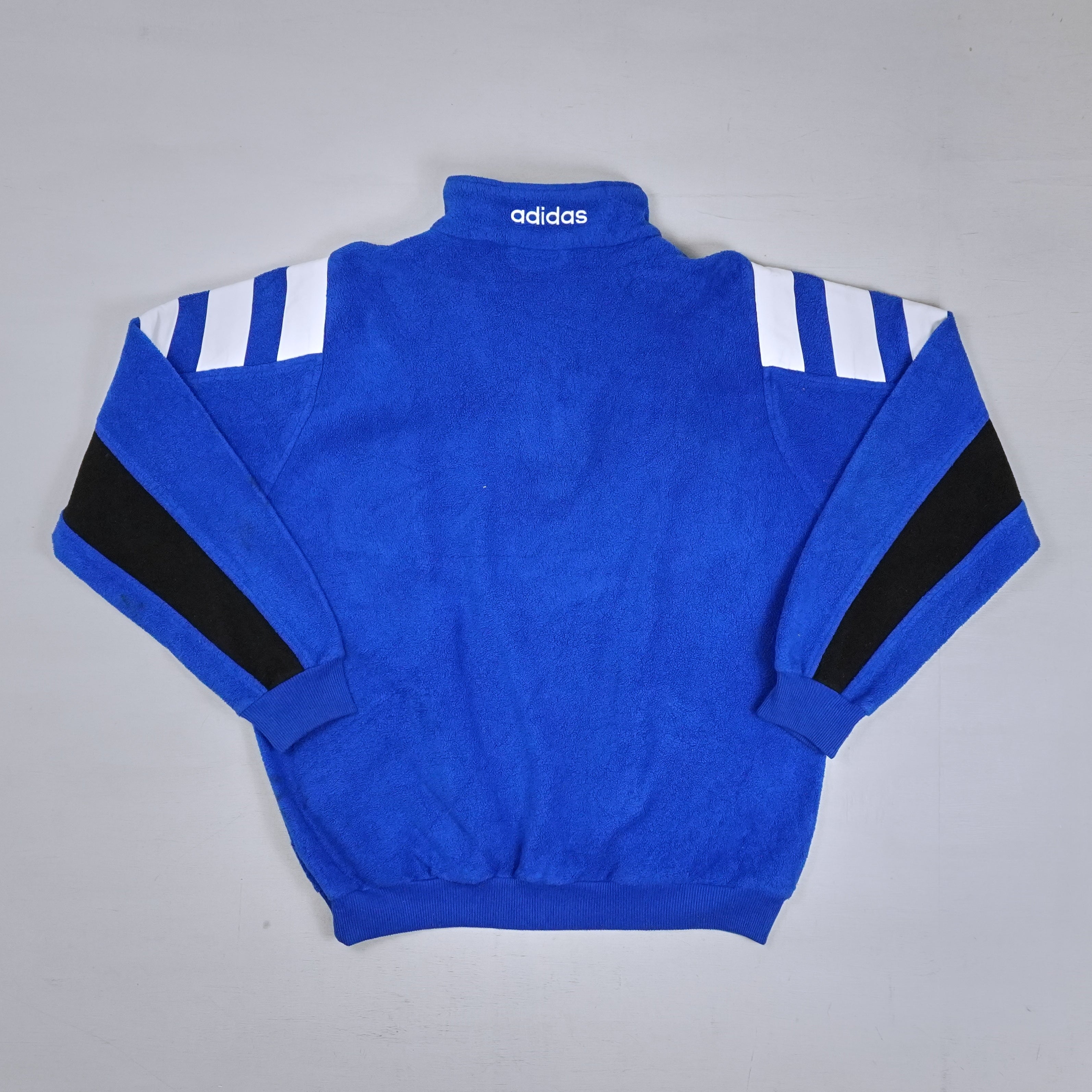 Vintage Adidas Blue 1/4 Zip (L)