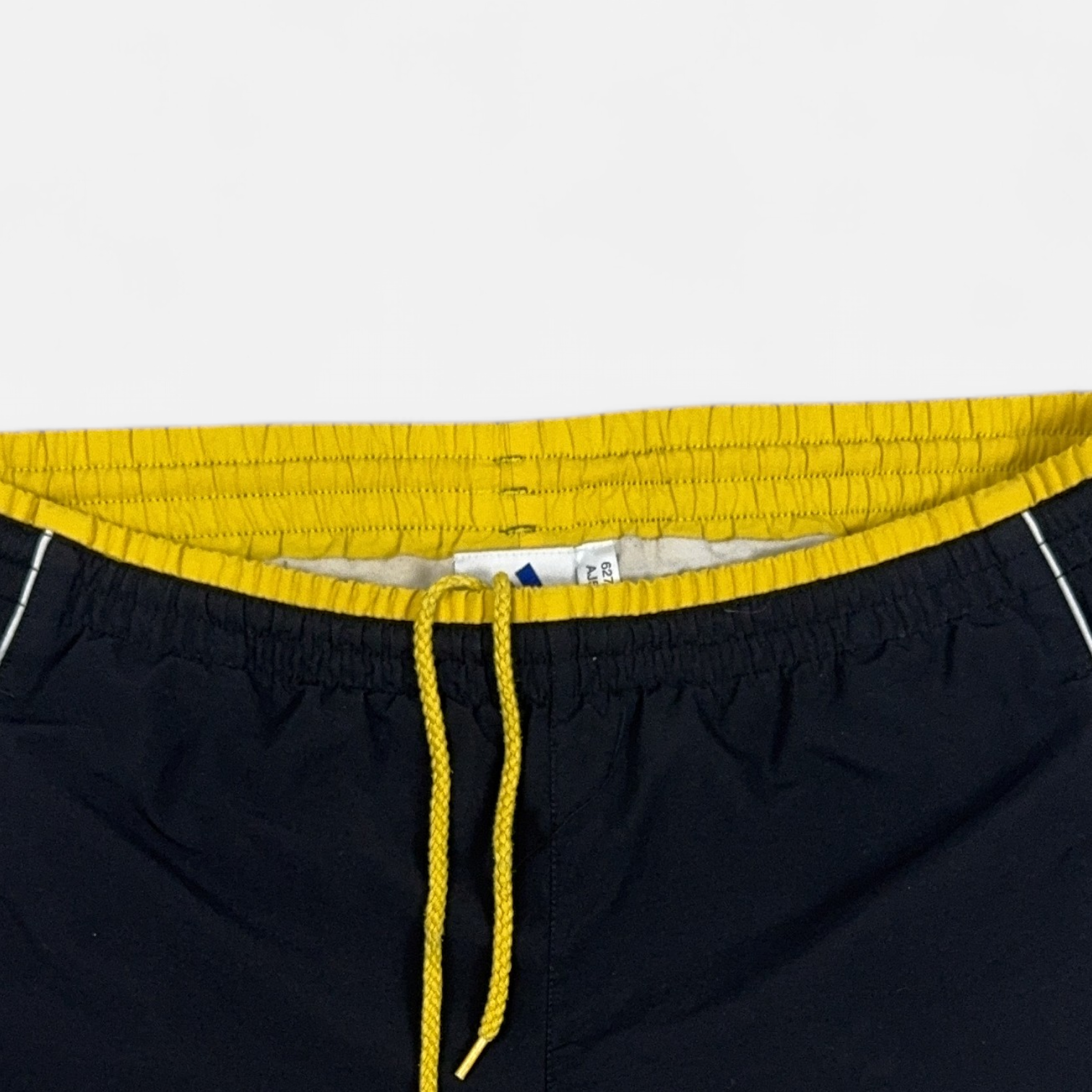 Vintage Adidas Black Shorts (S) detail