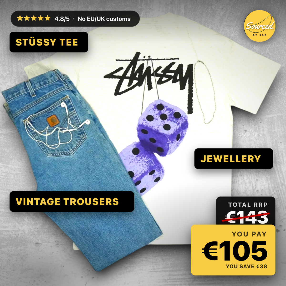 Guaranteed Stüssy Mystery Box – SourcedBySab